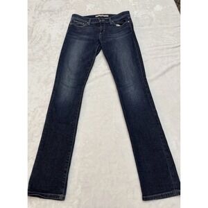 Joes Jeans Womens 28 Flawless The Cigarette Straight Leg Dark Wash Stretch